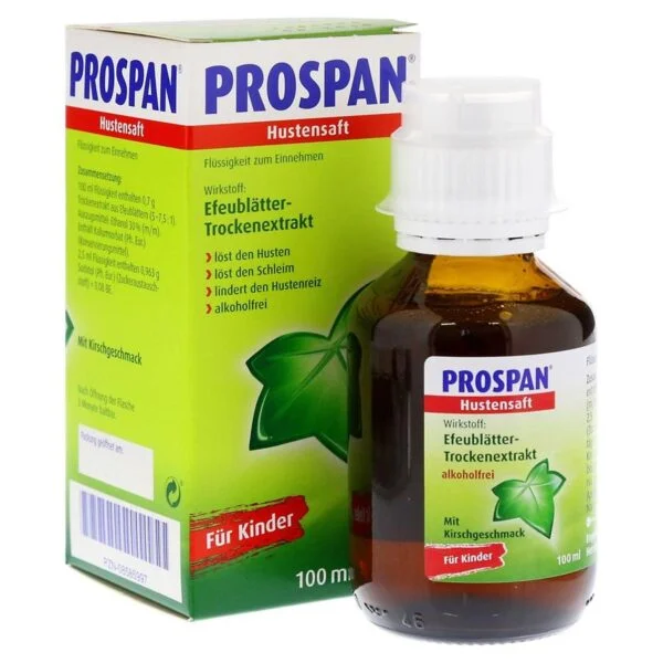 Tinh chất Prospan điều trị ho cho bé