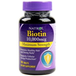 Viên mọc tóc Natrol Biotin 1000 mcg
