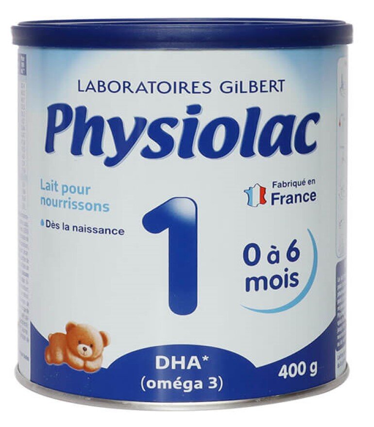 Sữa cho trẻ sơ sinh Physiolac được nhập khẩu từ Pháp