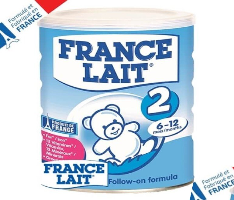 Sữa France Lait số 2 được sản xuất theo chất lượng đạt tiêu chuẩn Châu Âu